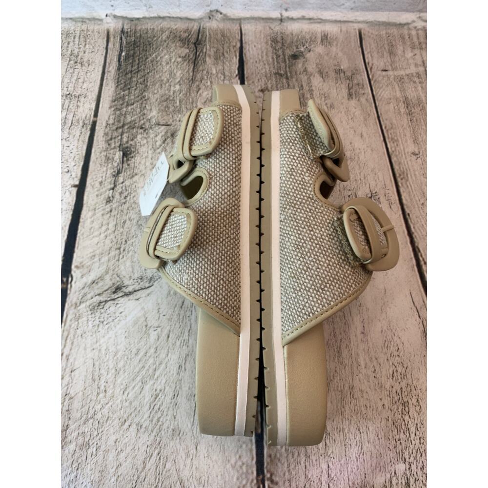 TIME AND TRU Women's Dress Comfort Footbed Adjustable Slide Sandals / Size: 6 - Picture 6 of 9